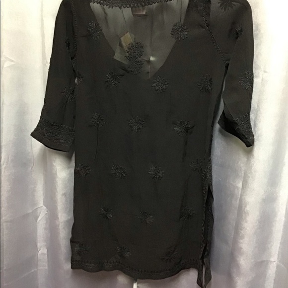Gretchen Scott embroidered tunic NWT - Picture 4 of 8